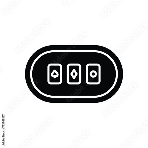 Poker Table vector icon