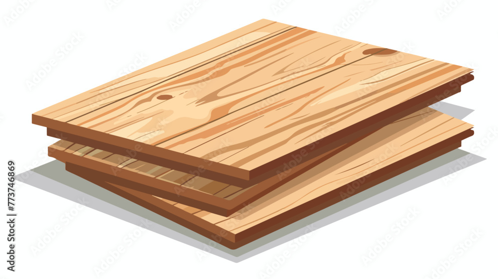 Engineered wood flooring vector icon. That isolated a floor
