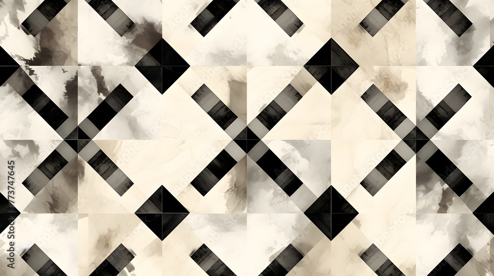 Digital retro black and white rhombus geometric abstract graphics poster web page PPT background Digital retro black and white rhombus geometric abstract graphics poster web page PPT background