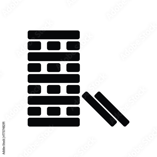 Jenga vector icon