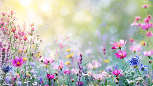 Background with wild flower © choco
