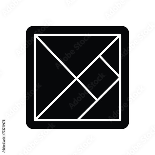 Tangram vector icon