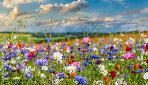 Blumenwiese: Ein Sommerpanorama" © aazam
