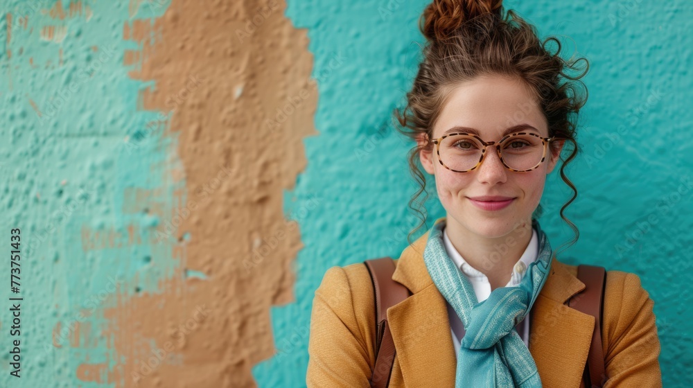 Obraz premium Happy teachers day. a singular tribute to the dedicated educators shaping minds, inspiring hearts, and empowering generations with knowledge and wisdom