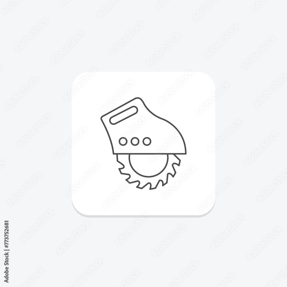 Electric Wood Saw icon, wood saw, saw, tool, cut, editable vector, pixel perfect, illustrator ai file Electric Wood Saw icon, wood saw, saw, tool, cut, editable vector, pixel perfect, illustrator ai file