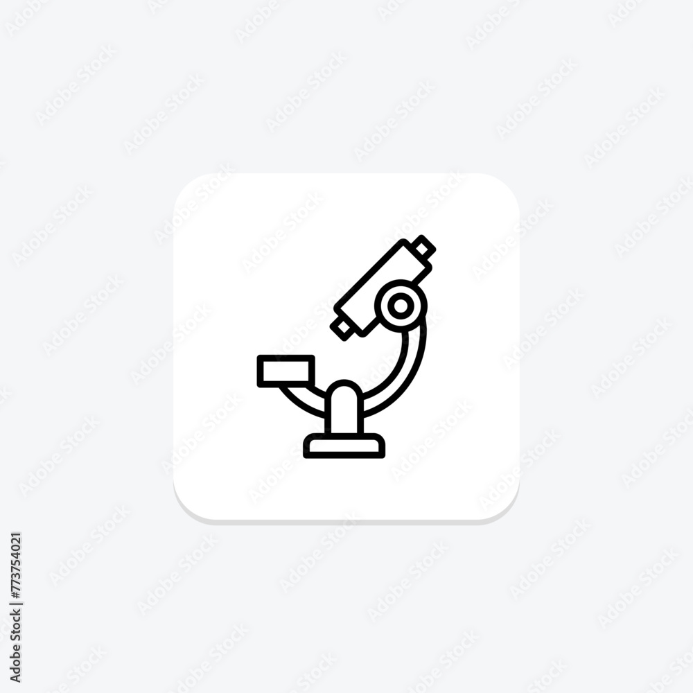 Microscope icon, science, laboratory, magnification, research, editable vector, pixel perfect, illustrator ai file Microscope icon, science, laboratory, magnification, research, editable vector, pixel perfect, illustrator ai file