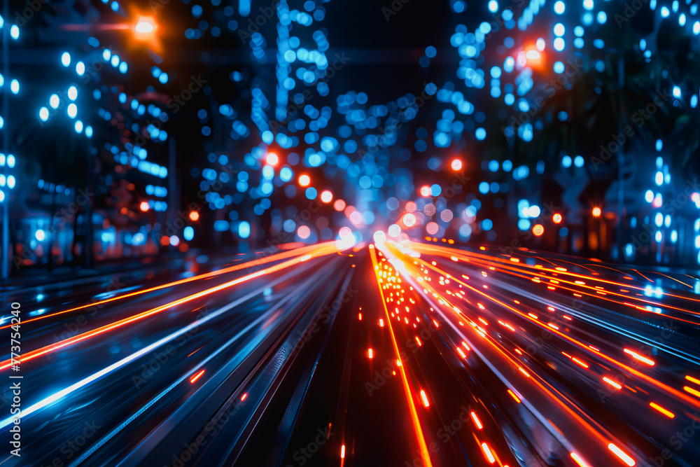 Futuristic business information abstract, Digitalization Global Transformation. Futuristic business information abstract, Digitalization Global Transformation.