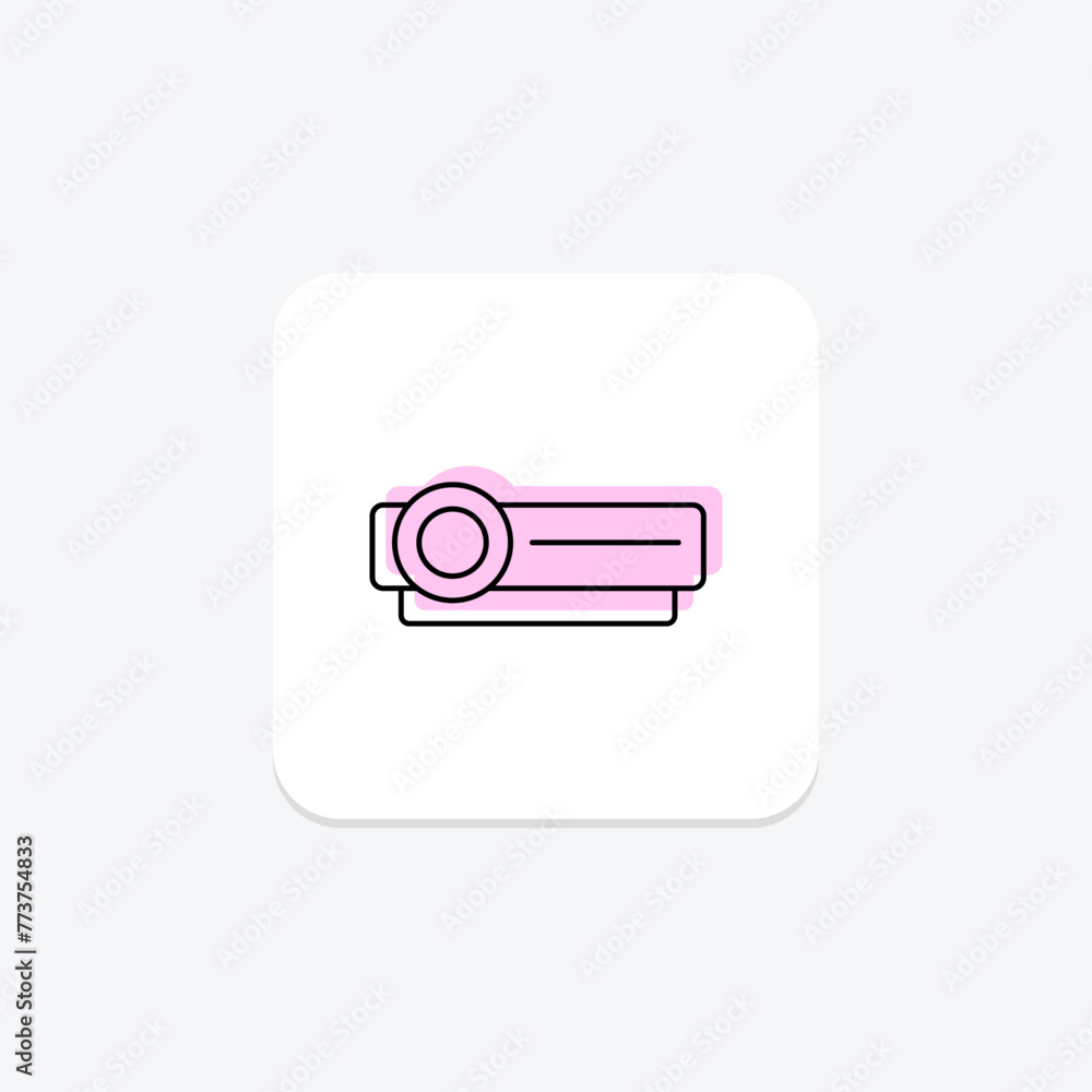 Projector icon, presentation, screen, display, multimedia, editable vector, pixel perfect, illustrator ai file Projector icon, presentation, screen, display, multimedia, editable vector, pixel perfect, illustrator ai file
