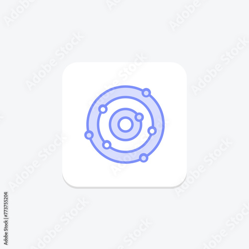 Microscopic Organism icon, organism, microorganism, cell, biology, editable vector, pixel perfect, illustrator ai file