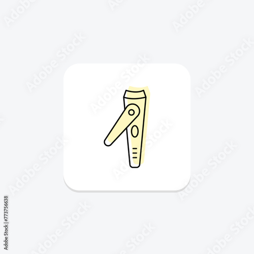 Nail Clipper icon, nails, clipper, grooming, tool, editable vector, pixel perfect, illustrator ai file