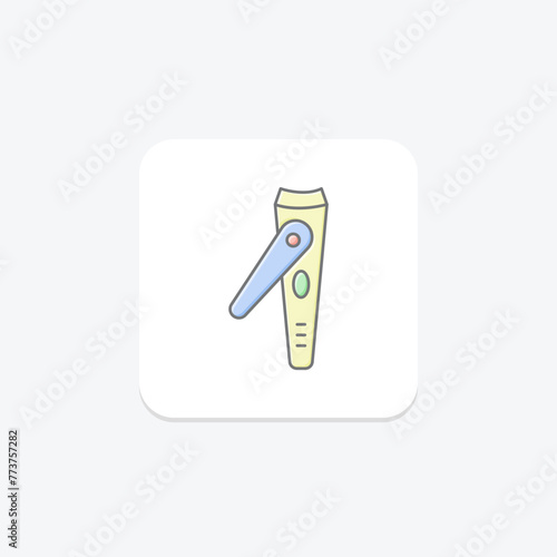 Nail Clipper icon, nails, clipper, grooming, tool, editable vector, pixel perfect, illustrator ai file
