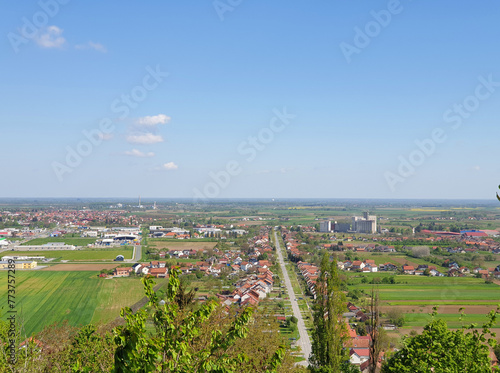 city Virovitica under blue sky - Virovitica-Podravina County, Croatia photo