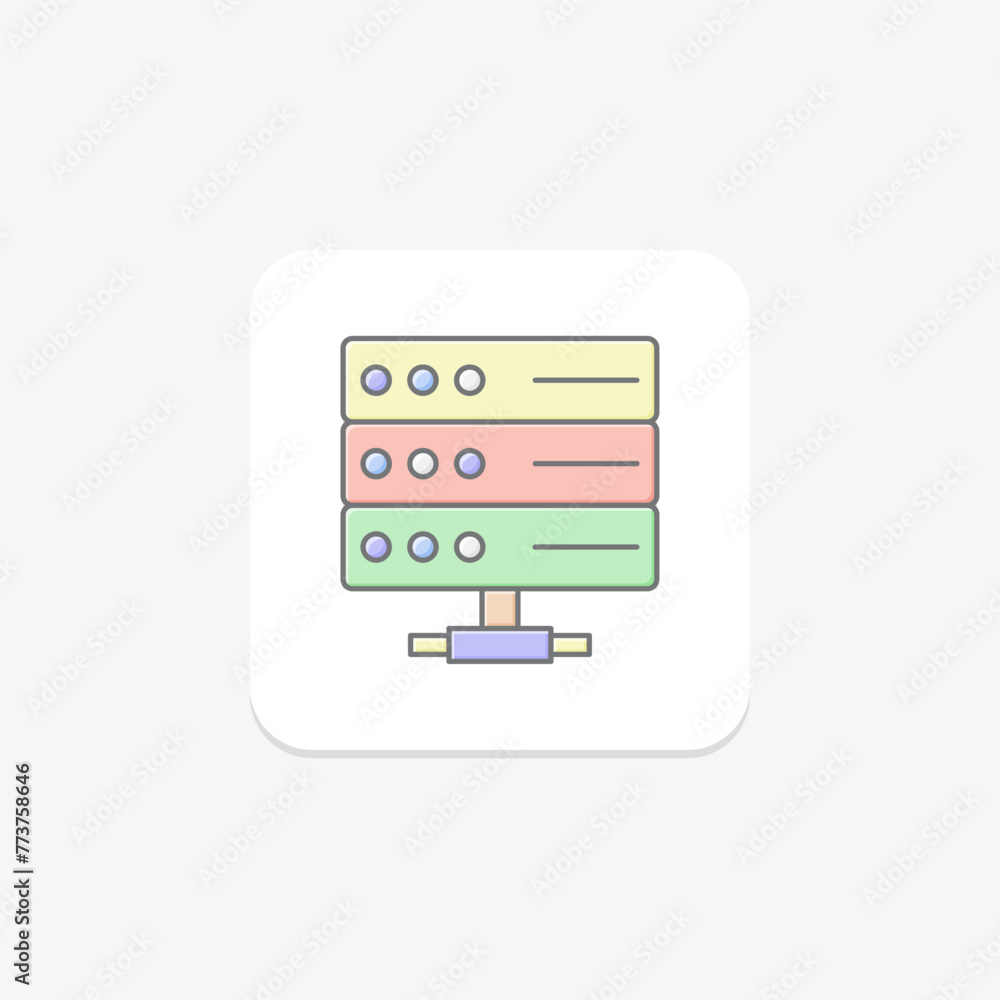 Shared Web Hosting icon, web, hosting, website, server, editable vector, pixel perfect, illustrator ai file Shared Web Hosting icon, web, hosting, website, server, editable vector, pixel perfect, illustrator ai file