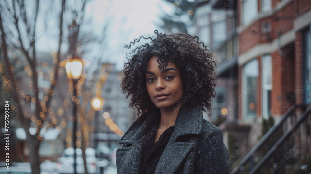 Young African American woman portrait Young African American woman portrait
