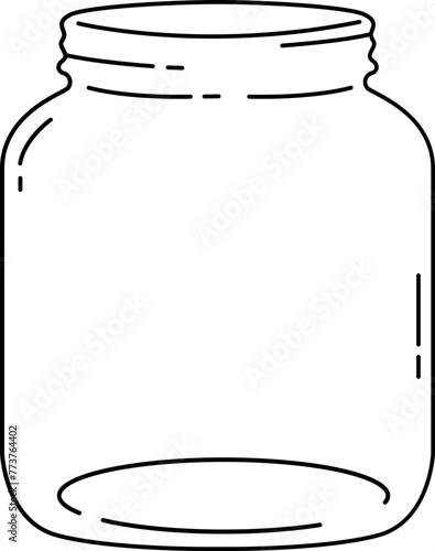 Empty Jar outline