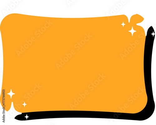 Retro Label Shape