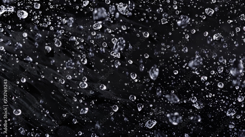 Rain on a black background. Raindrop overlay Rain on a black background. Raindrop overlay