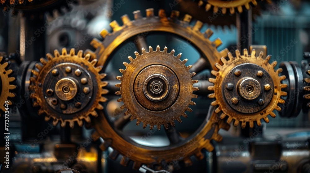 The working gears of society, each individual a vital cog The working gears of society, each individual a vital cog