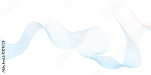 Abstract blue smooth element swoosh speed wave modern stream background. Data visualization dynamic wave pattern vector