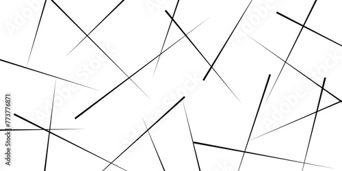 Geometric seamless pattern. Modern stylish texture. Random chaotic lines abstract geometric pattern. Vector background