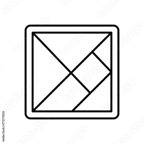 Tangram vector icon
