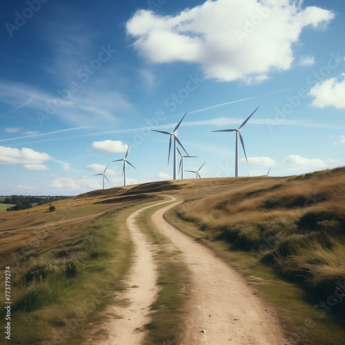 wind, energie, turbine, kraft, elektrizität, windmühle, umwelt, generator, himmel, alternative, ecology, green, erneuerbar, bauernhof, feld, natur, blau, windkraftanlage, fräsen, landschaft, electric,