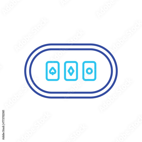 Poker Table vector icon