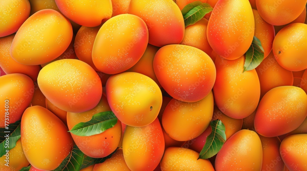 Alphonso mangoes cluster