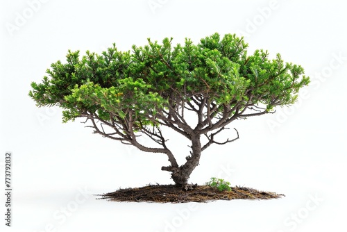 Bonsai tree isolated on white background 