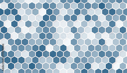 Abstract colorful concept geometric hexagons pattern on white background vector. Retro geometric hexagon seamless pattern
