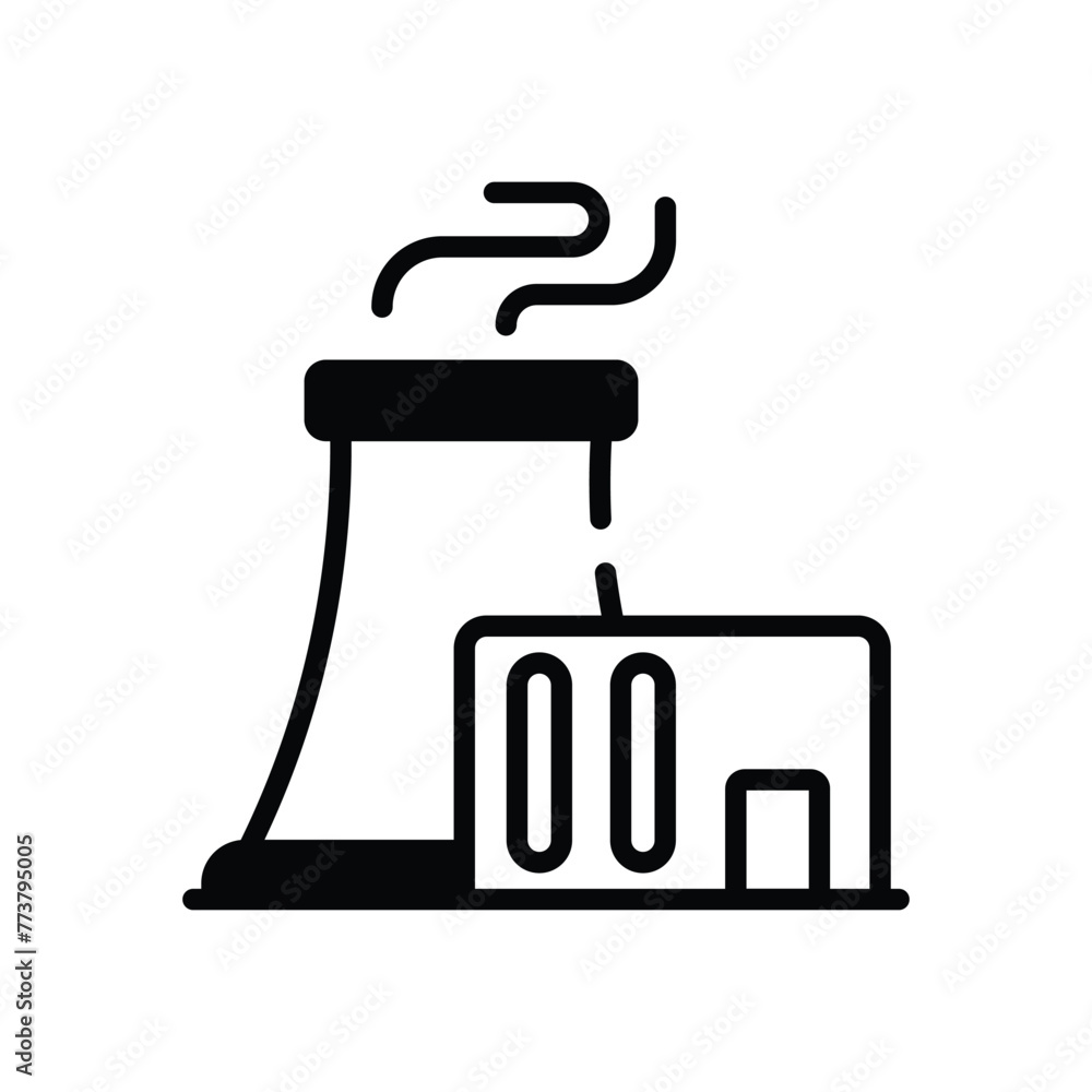 Nuclear Plant icon design Nuclear Plant icon design