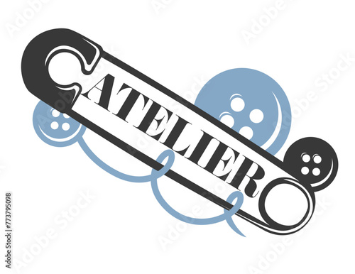 Safety Pin Tailor Atelier Logo