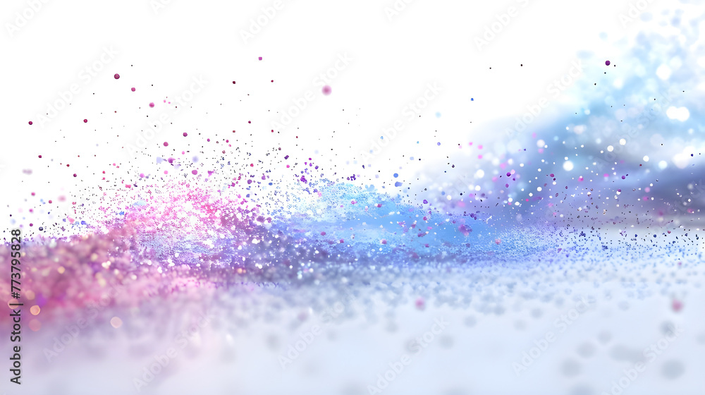 Glowing particles light effect - Ai Generated Glowing particles light effect - Ai Generated