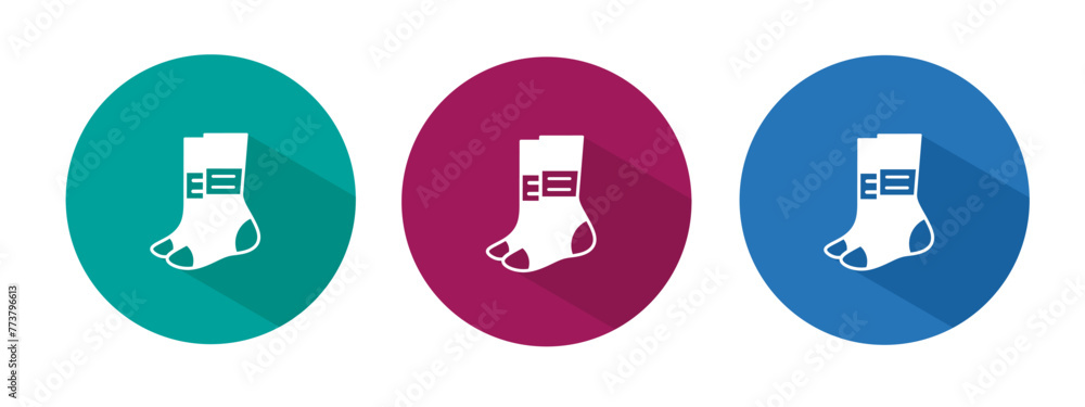 Icon for sock vector illustration in flat. Icon for sock vector illustration in flat.