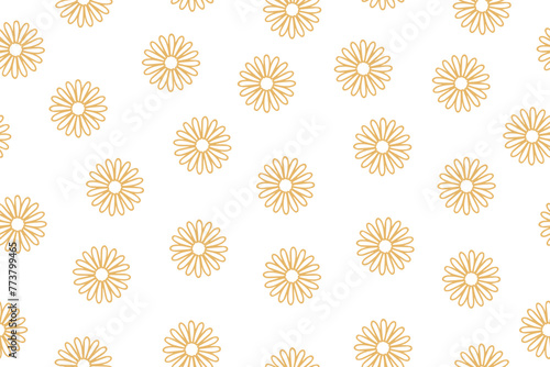 Garden flower, plants, botanical, seamless vector design for fashion, fabric, wallpaper and all prints. Small bright flowers. Vector illustration. Vector illustration