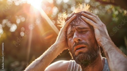 Differences from Heat Exhaustion Differentiate between heat stroke and heat exhaustion, highlighting the more severe nature of heat stroke and the need for immediate medical attention ,high detailed