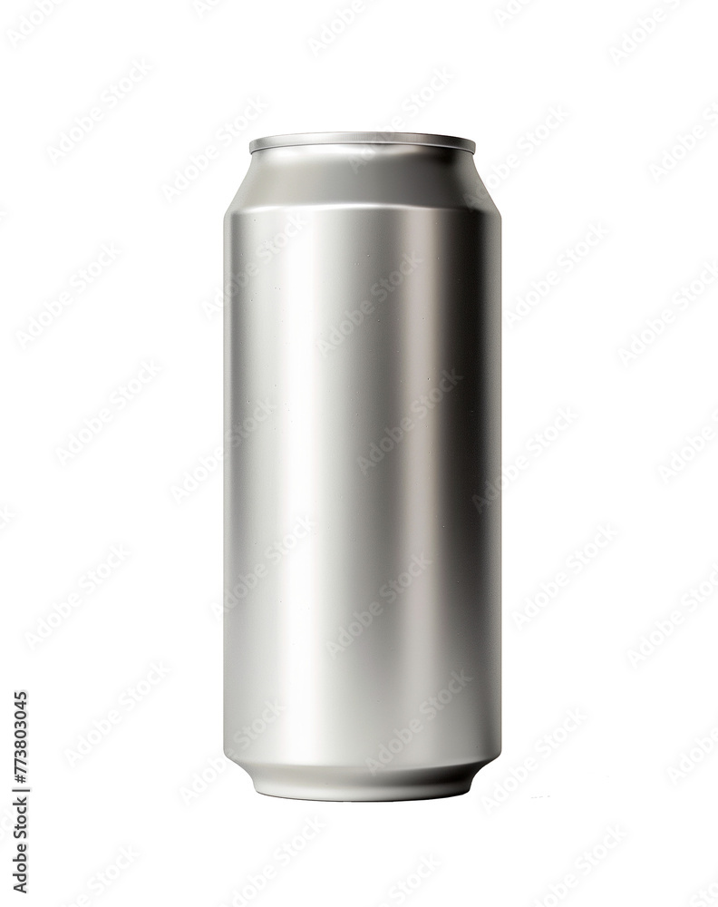aluminum can mockup, white background, no text or logo on the can aluminum can mockup, white background, no text or logo on the can