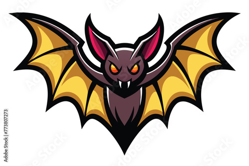 Bat animal vector design, Bat Sketch illustration vector design