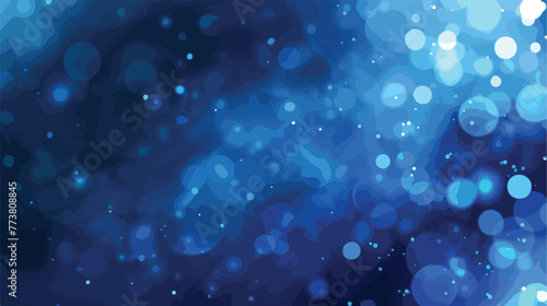 Dark BLUE vector blurred shine abstract template. New