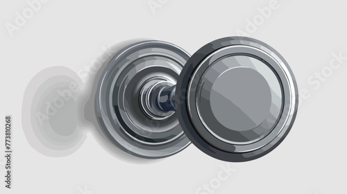 Door knob handle vector symbol icon design. Beautiful