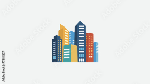 Real estate logo building Construction Architecture vector