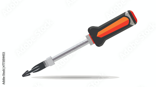 Screwdriver icon. flat vector isolated on white background