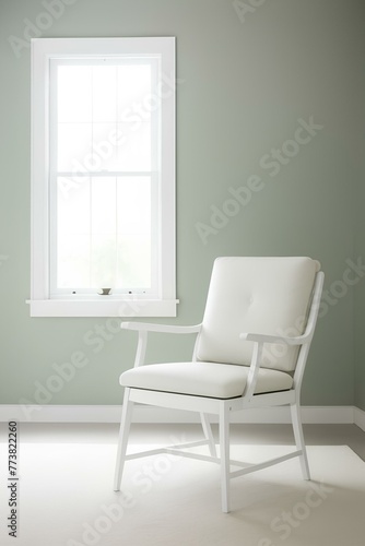 white chair in a room   armchair in leaving room