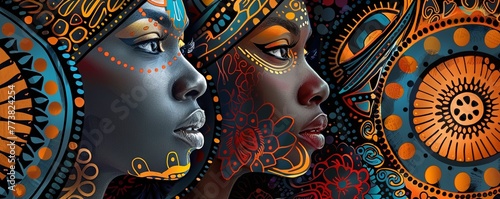 Wallpaper Mural African heritage day.art illustration Torontodigital.ca