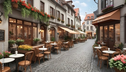 Charming European Style Cafe With Outdoor Seating  3 © Fatima