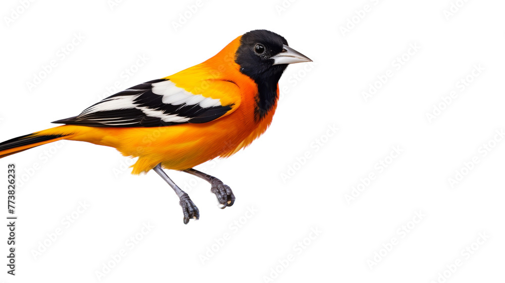 Obraz premium A bird peacefully stands on a white surface, showcasing elegance and simplicity