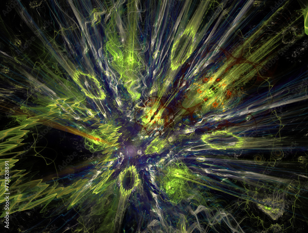 Fototapeta premium Imaginatory fractal abstract background Image