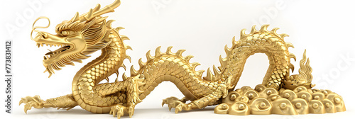 chinese dragon made of gold, The Copper Dragon Den Office Home Furnishing Lucky Dragon Decorations Urged Transportation Copper Metal Crafts.