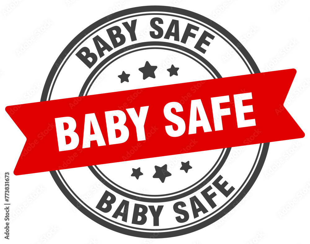 baby safe stamp. baby safe label on transparent background. round sign baby safe stamp. baby safe label on transparent background. round sign