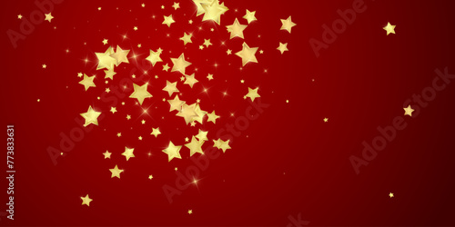 Magic stars vector overlay.  Gold stars scattered
